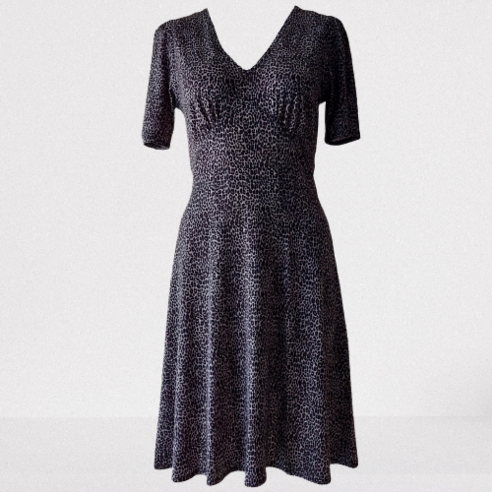 Michael Kors Cheetah Gunmetal Dress